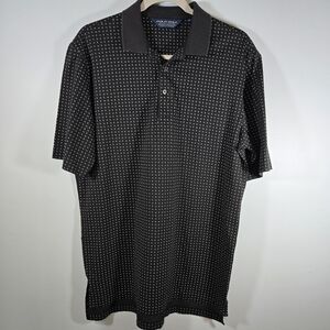 Ralph Lauren Polo Golf Black‎ 100% Pima Cotton Shirt Size Medium